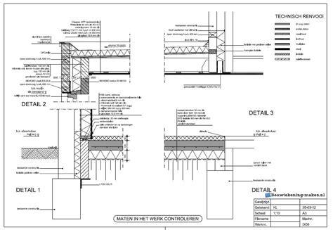 Detailtekening montage van golfplaatgevel met achterventilatie