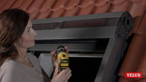 Infographic: overzicht montage Velux rolluik
