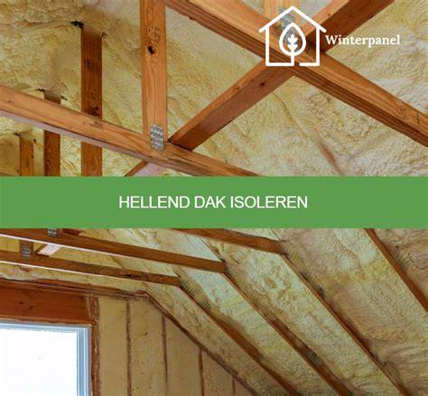 Binnenisolatie hellend dak