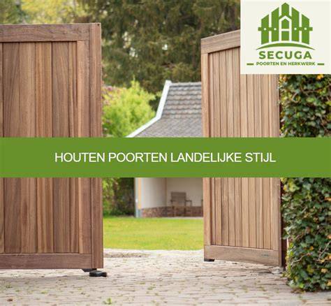 Houtsoorten houten poorten overzicht
