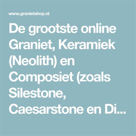 Vergelijkende kaart: Kenmerken composiet, kwartsiet, keramiek, graniet