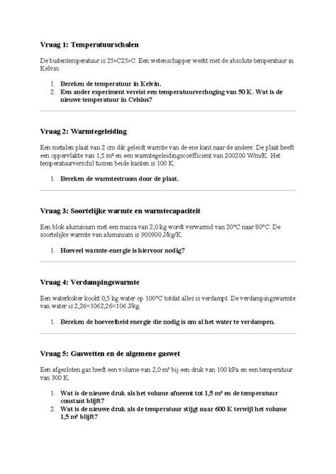 Overzicht vloerlagen en warmtegeleiding