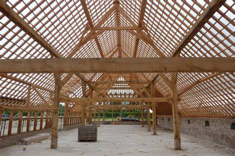 Boerderij met Eikenhouten constructie in het zicht