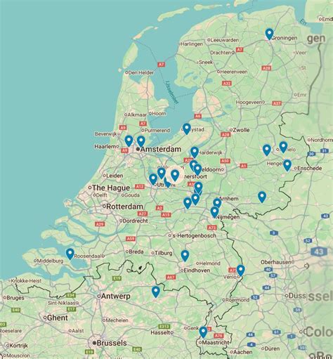 Kaart: Regionspecifieke aanbieders in en rondom Nieuwegein