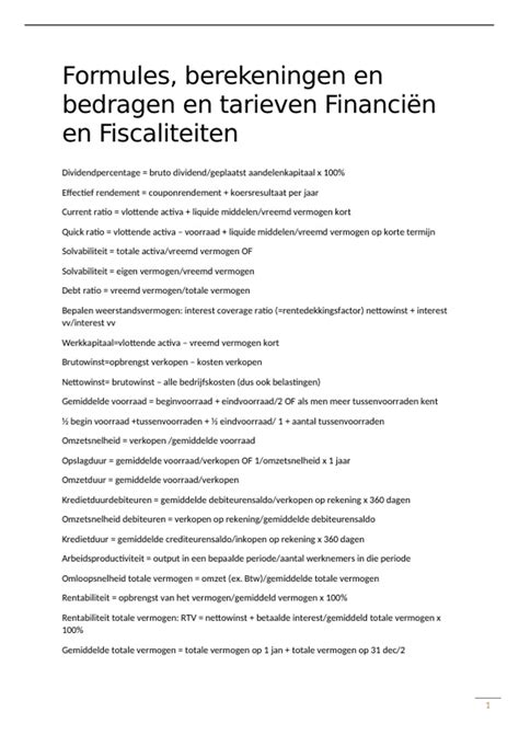 infographic overzicht van berekeningen en benodigdheden