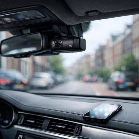 Infographic: 4G dashcam functies en verbindingen