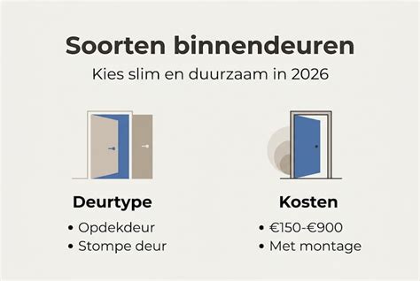 Infographic: Soorten binnendeuren en materialen