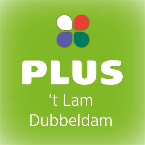 Kaart met de locatie van PLUS ’t Lam op Dubbelsteynlaan West en omliggende wijken