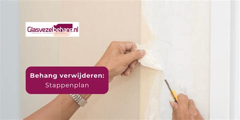 Diagram: stappenplan glasvezelbehang verven (voorbereiding, voorstrijken, eerste laag, tweede laag)