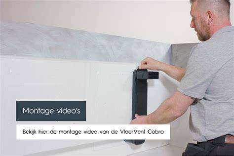 Overzicht installatie Vloervent Cobra