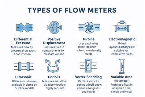 Infographic: Flowmeter principles en stap-voor-stap afstelling