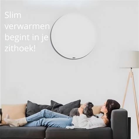 Zithoek met infraroodpaneel aan plafond