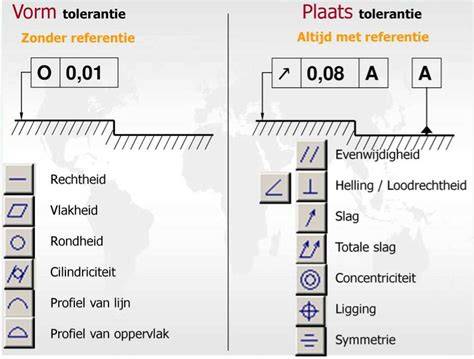 Infographic met TBA 3.8 criteria: vlakheid, haaksheid, rechtheid, scheuren, kleurverschillen, droogtijden
