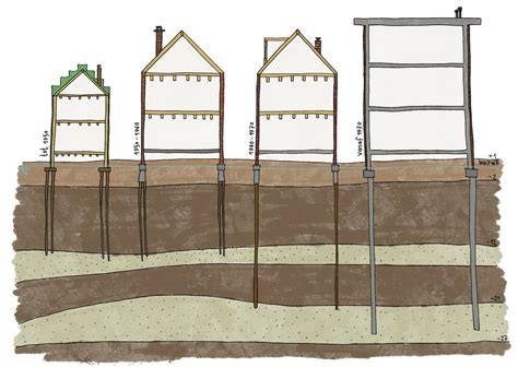 Vergelijkingsschema: houten vs. betonnen palen en materialen