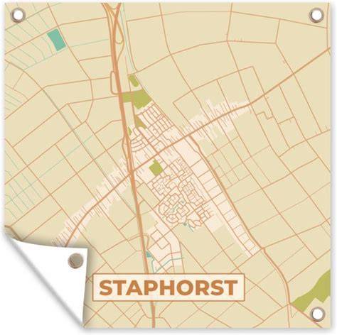 Kaart: Staphorst en nabije gemeenten