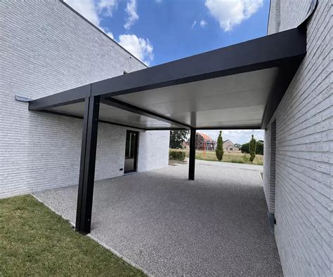Aluminium carport foto: moderne, strakke lijnen en weerbestendige afwerking