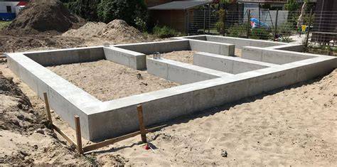 Schematische afbeelding van fundering en draagconstructie