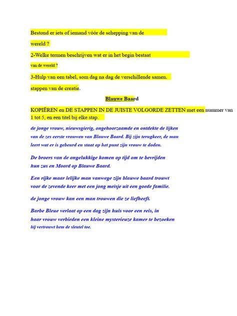 Diagram: juiste volgorde herstel van kratertjes