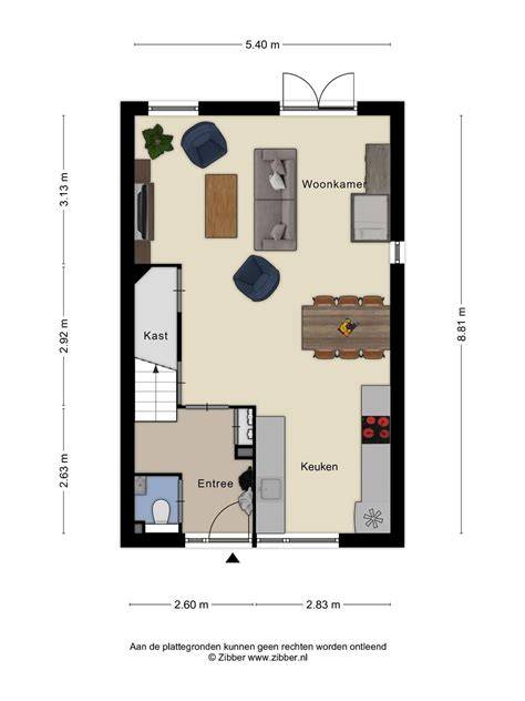 Plattegrond: hoe meubels tijdelijk op te slaan tijdens een vloerlegtechniek