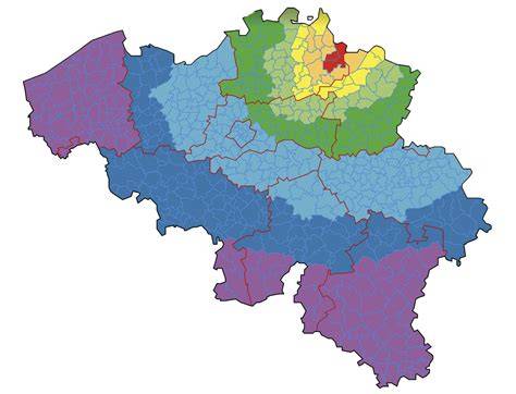 Kaart: Leveringszones en regio-vestigingen