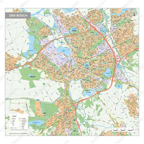 Kaart met Den Bosch en omstreken van waar badkamersonderhoud en installateurs actief zijn