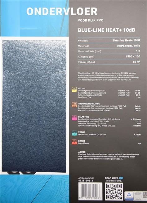 Blue Line Heat+ ondervloer afbeelding