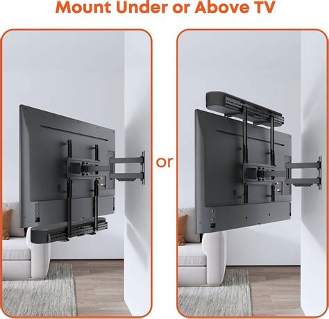Infographic: Verschillende montagemogelijkheden voor soundbars onder en naast TV’s