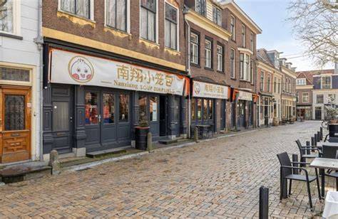 Plattegrond en gevelaanzicht Beestenmarkt 15 Delft