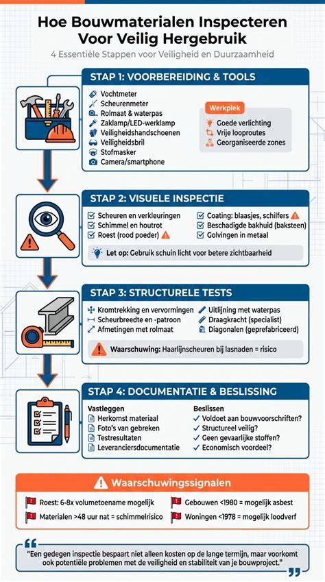 Schema van inspectieproces bij drukverlies
