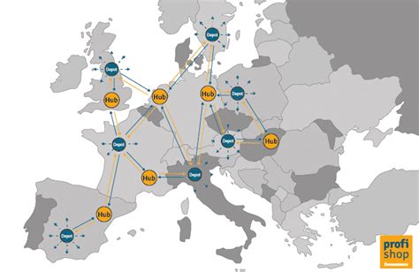 Kaart: Leveringsnetwerk en logistieke partners