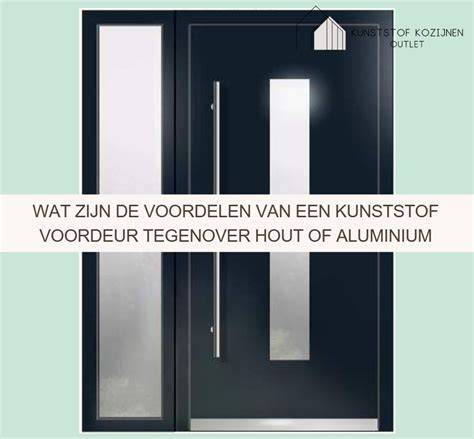 Infographic: Voordelen kunststof voordeur versus hout