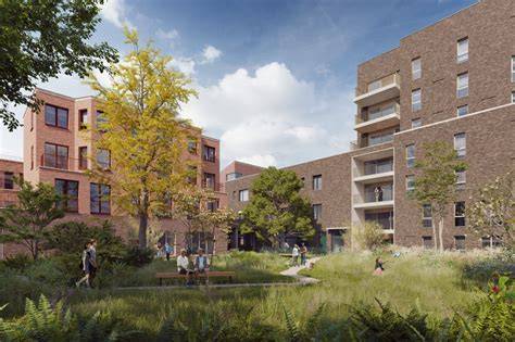 Publieke atria en groen binnenplein