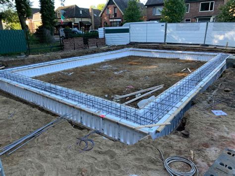 EPS-kist als bekisting voor funderingsplaat