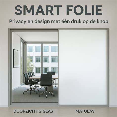 Infographic over Smart Glas vs Smart Folie