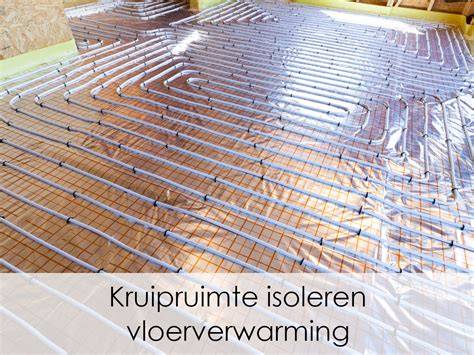 Infographic: Overzicht isolatietypen onder vloerverwarming en hun kenmerken