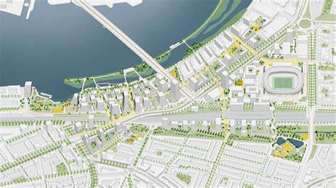 Overzichtskaart: Feyenoord City 2.0 met Waterkant en Stadiondriehoek
