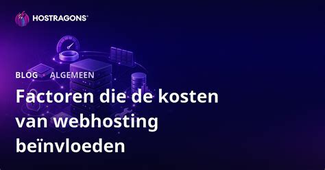 Illustratie: factoren die de kosten beïnvloeden