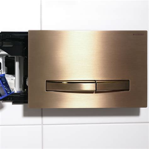 Geberit toiletstickhouder achter bedieningsplaat