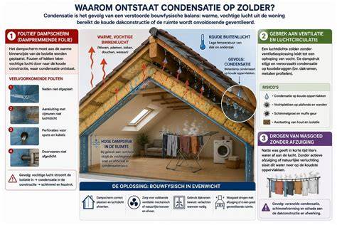 Infographic over condensatie oorzaken en oplossingen