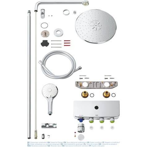 Infographic: Schematische weergave GROHE Euphoria SmartControl 310 systeem