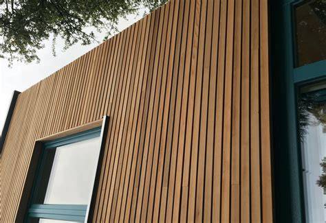 Foto: Red Cedar gevelbekleding in werking
