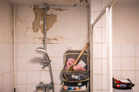 Foto: schimmelplekken op stucwerk