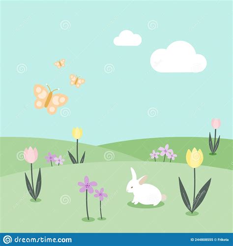 Infographic: Sfeerbeelden van konijnen en bloemen in pastelkleuren voor baby- en kinderkamers