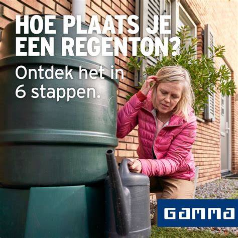 Infographic: stappenplan aansluiten regenton op regenpijp