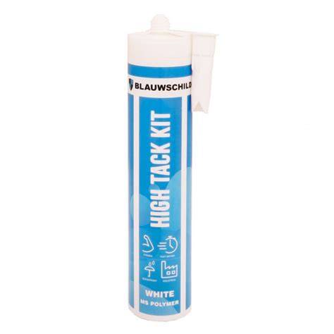 High Tack Kit en bevestiging stootborden