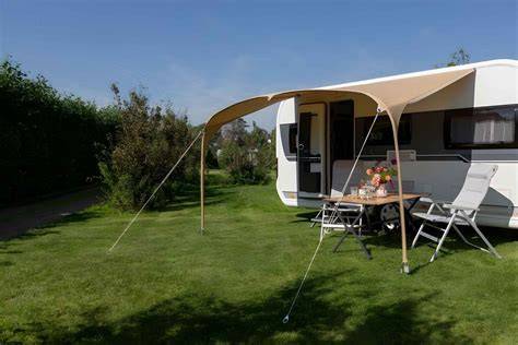 Karsten Touring Caravanluifel met boogvorm en zijwanden
