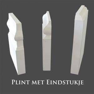 Infographic: MDF plinten met verschillende typen en afwerkingen