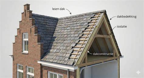 Diagram: Leien daktypes en hun levensduur