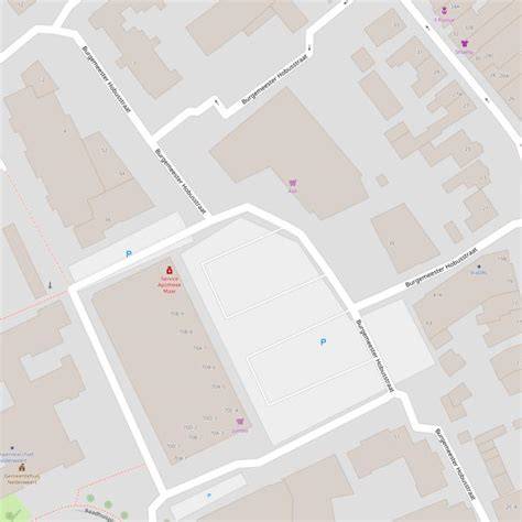 Tag voor kaart van Burgemeester Hobusstraat Nederweert en parkeergelegenheid