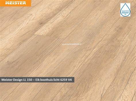 Infographic: Meister LL150 Eik Boothuis - kenmerken en specificaties